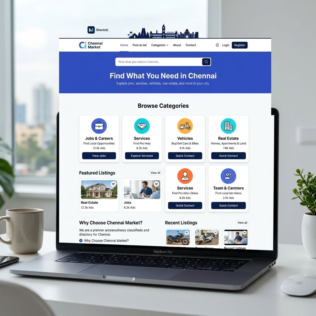 Chennai Market Classifieds Web Application